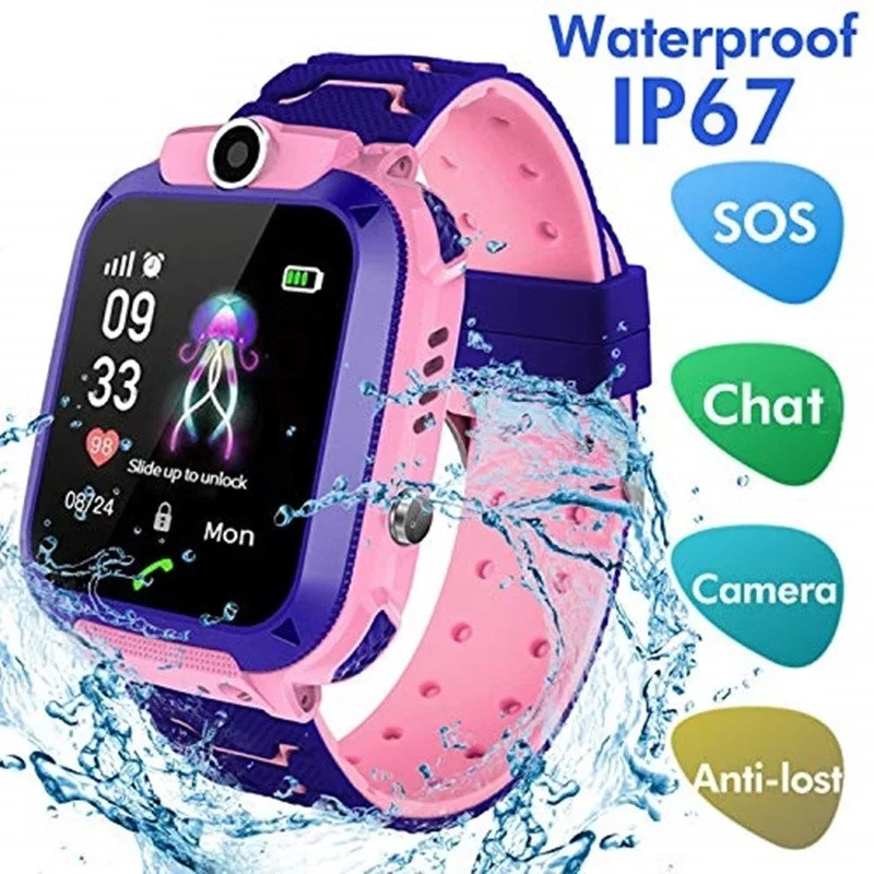 Smartwatch Watches Kids - 2G enfants montre intelligente appel SOS