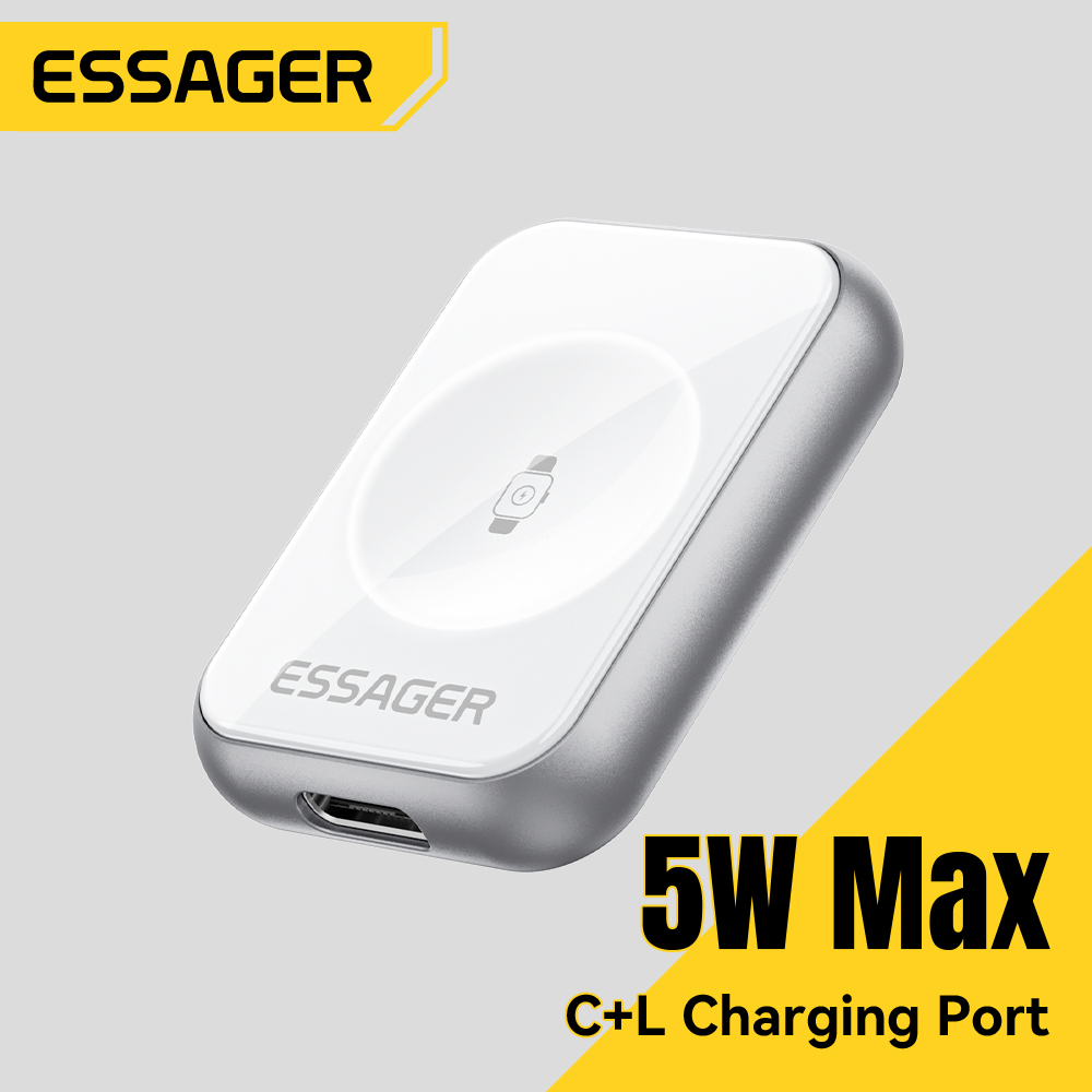 Smartwatch Apple Watch - Chargeur sans fil magnétique Essager 5W