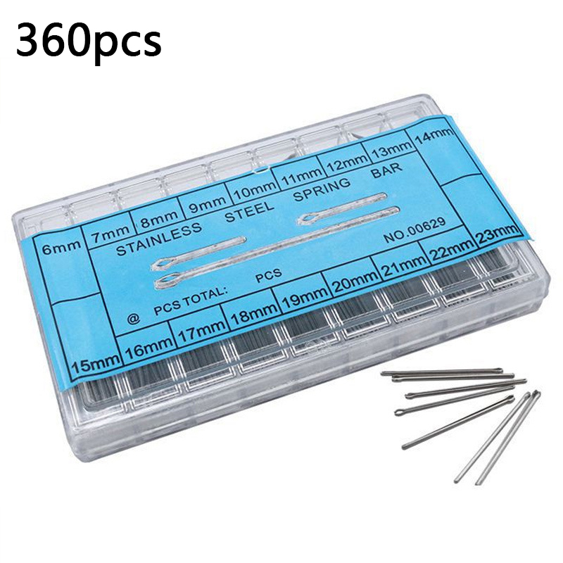 Spring Bar Tool - 360 pièces broches fendues broches de