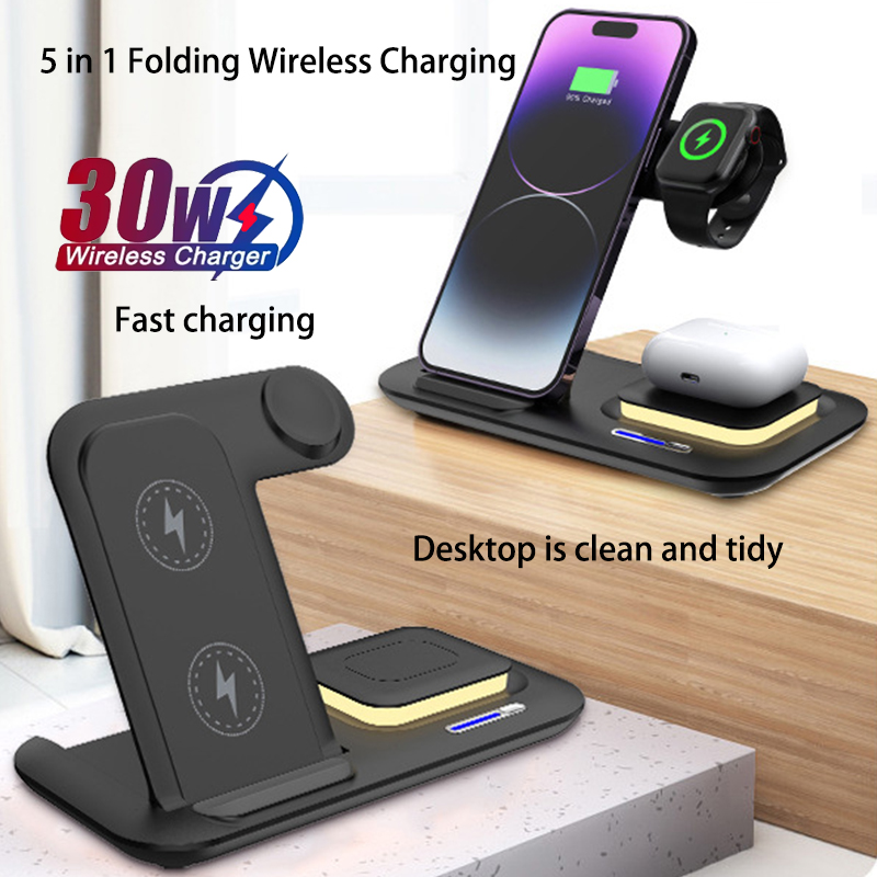 Smartwatch Apple Watch - Station de charge sans fil pliable