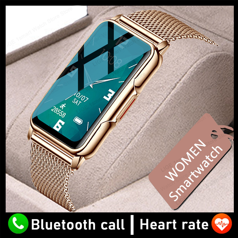 Smartwatch Watches For Women Brands - LIGE-Montre intelligente étanche pour femme, surveillance