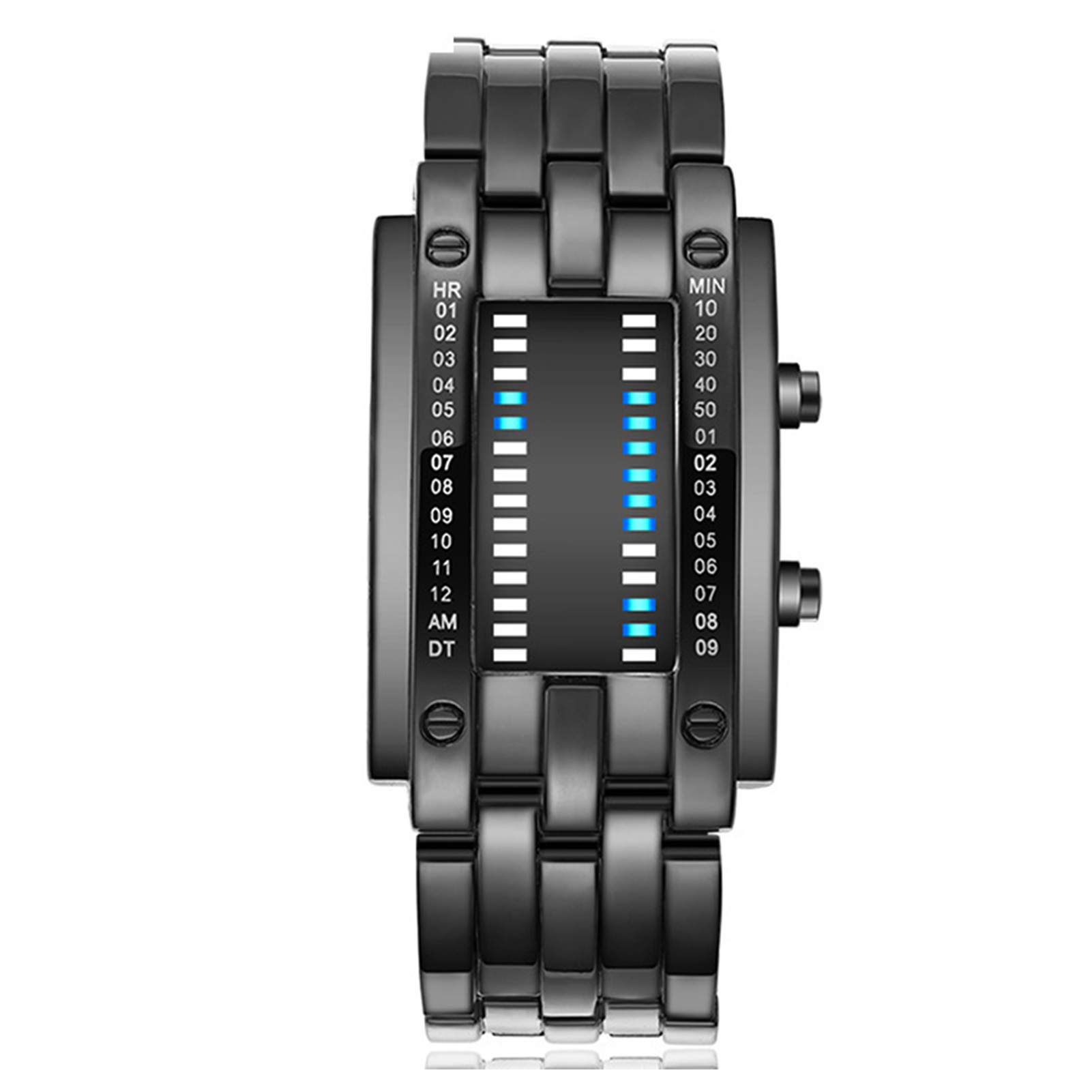 Smartwatch Premium Watches For Men - Montre électronique numérique à matrice binaire