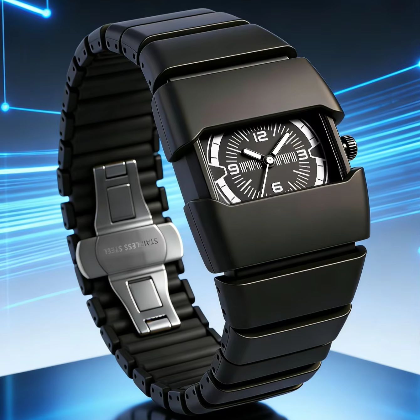 Analog Quartz Watch - Montre numérique pour homme TOMI Fashion,