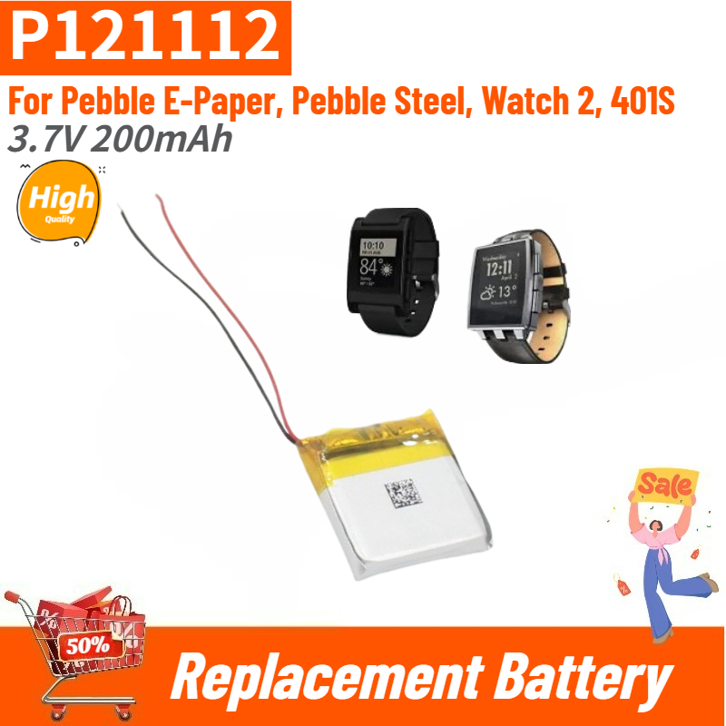 Smartwatch Pebble Watches - Batterie de montre connectée de haute