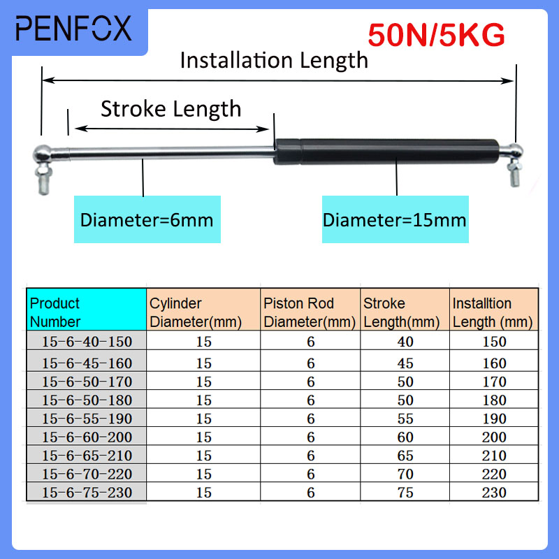 Spring Bar Tool - Amortisseur à ressort à gaz 150-230mm