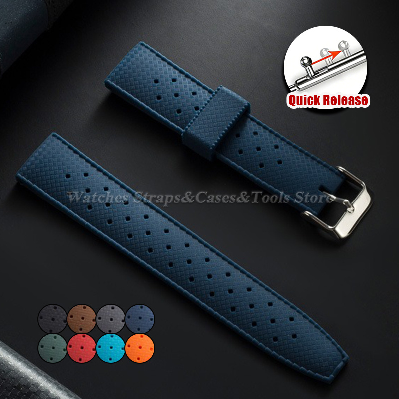 Smartwatch Premium Watches For Men - Bracelet de montre en caoutchouc tropical