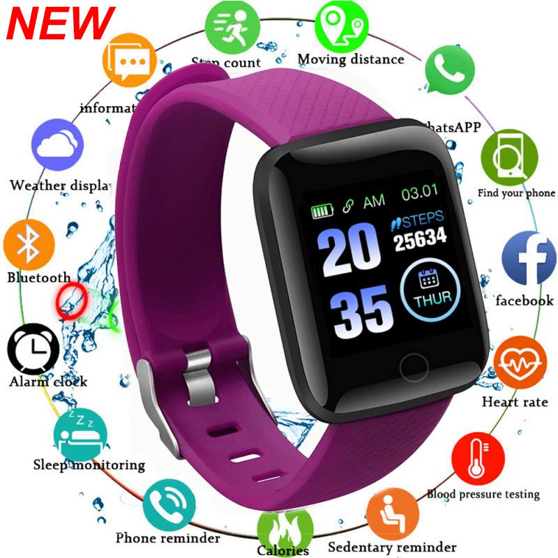Smartwatch Square Watches For Men - 116plus montre intelligente hommes femmes Fitness