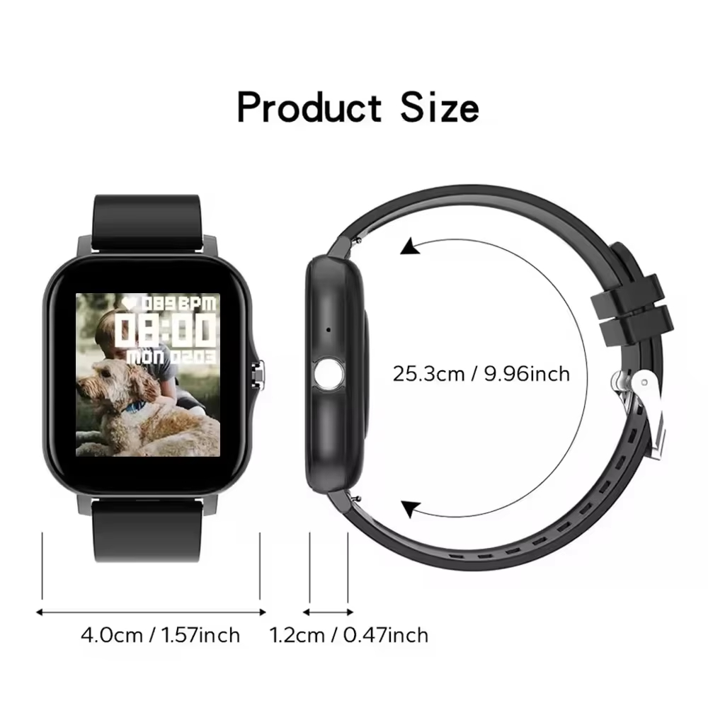 Montre connectée Lenovo 2026 a - Smartwatch Square Watches For Men avis et prix