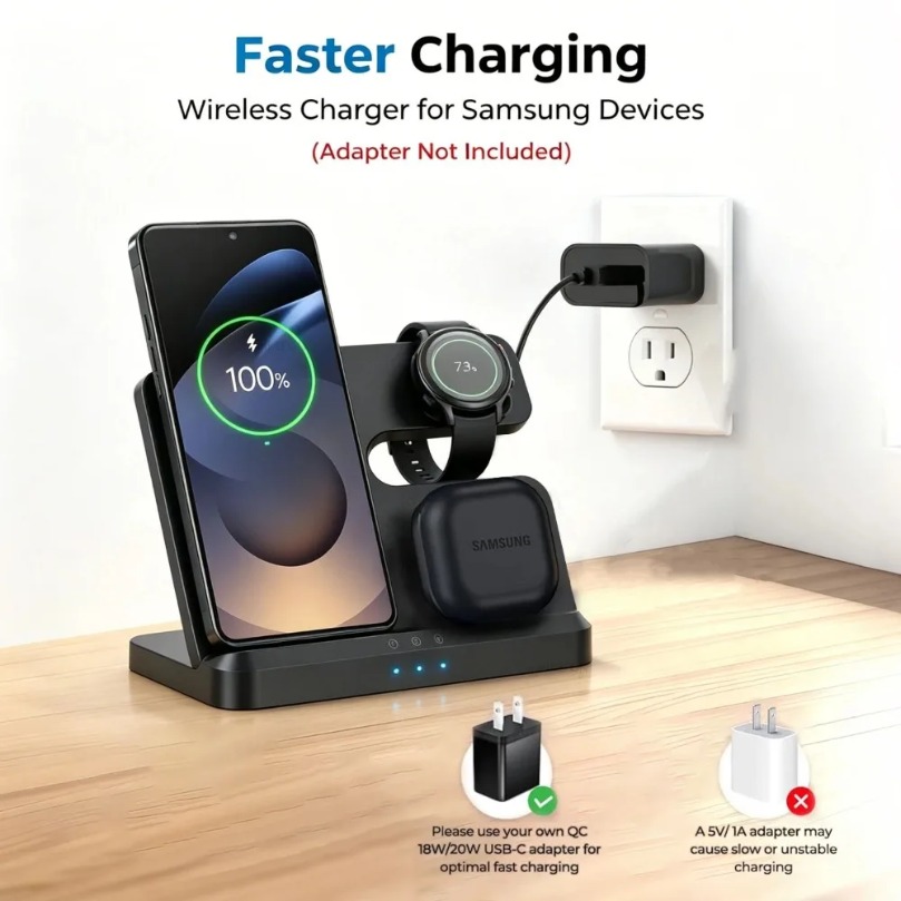 Station de charge rapide sans  - Watches Smartwatch Samsung avis et prix