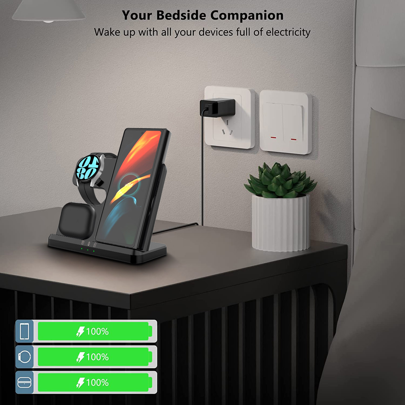 Station de charge sans fil 3 e - Watches Smartwatch Samsung avis et prix