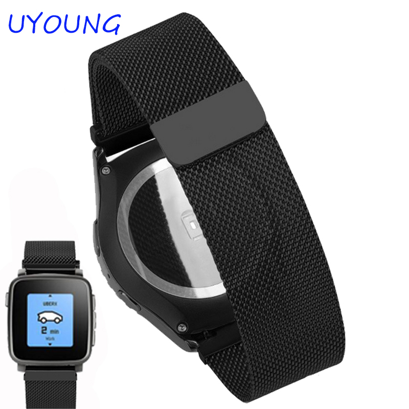 Bracelet à boucle milanaise po - Smartwatch Pebble Watches avis et prix
