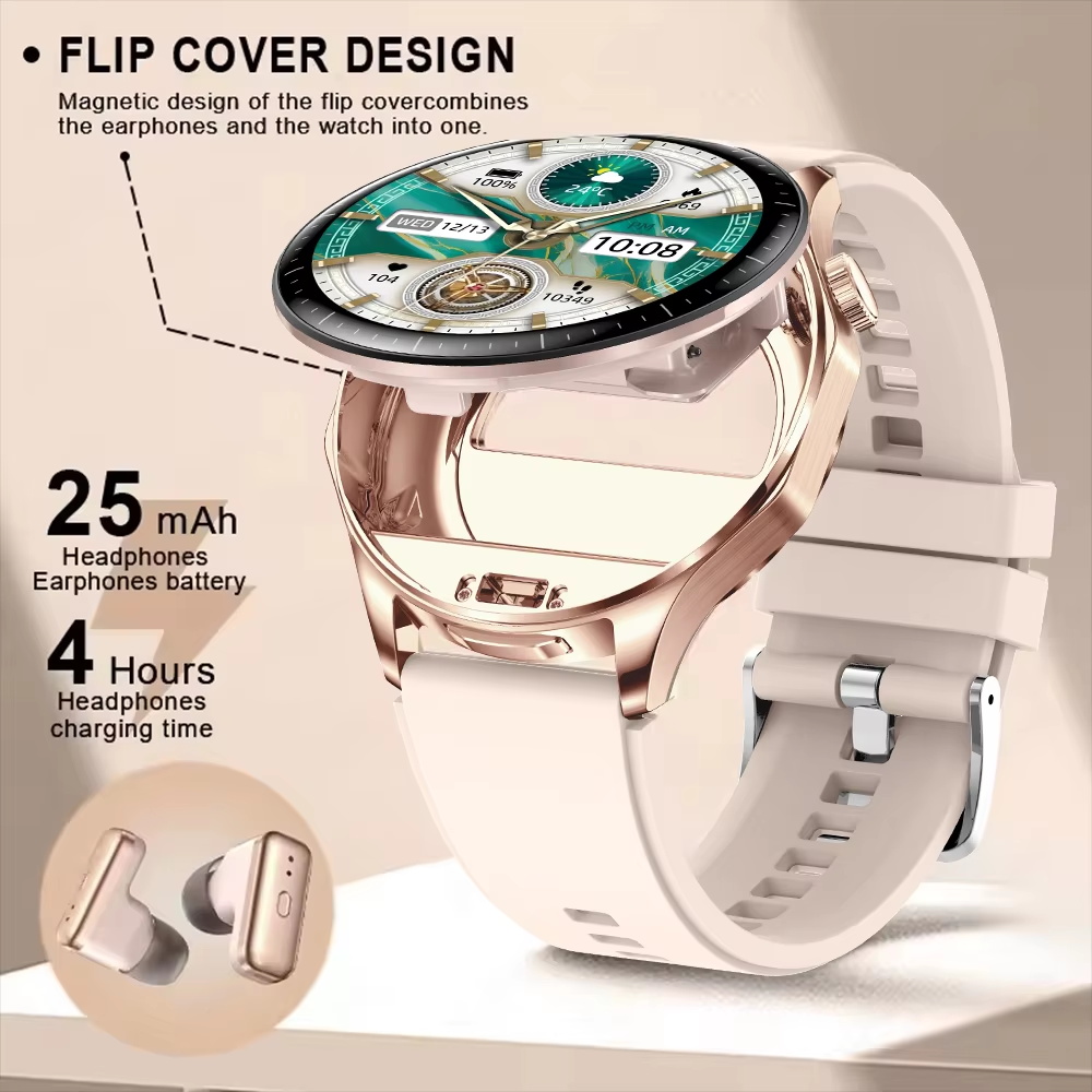 2 en 1 TWS casque montre intel - Smartwatch Noise Watches For Women avis et prix