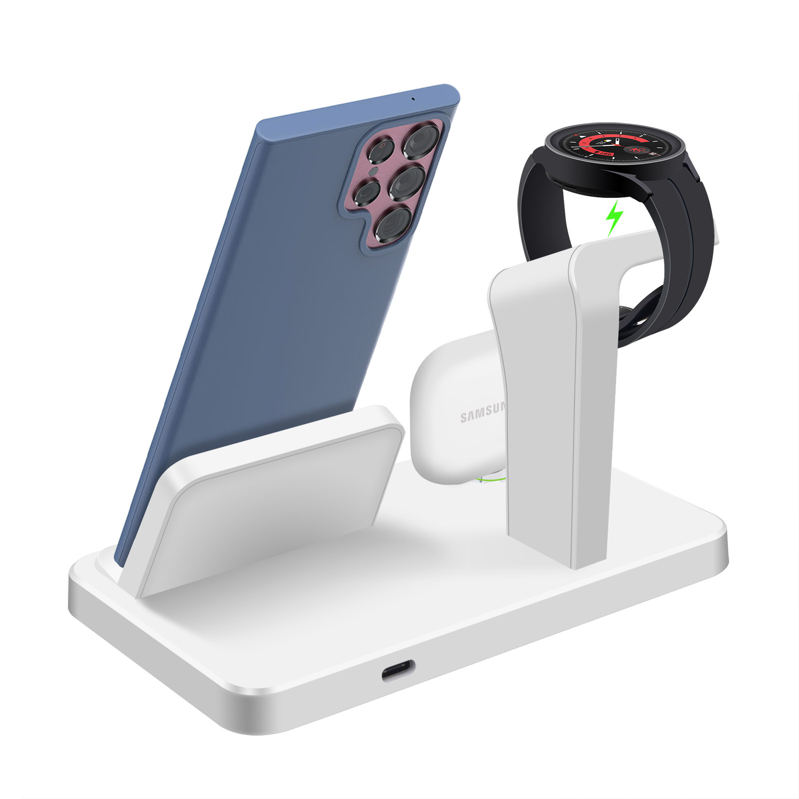 Station de charge rapide 3-en- - Watches Smartwatch Samsung avis et prix