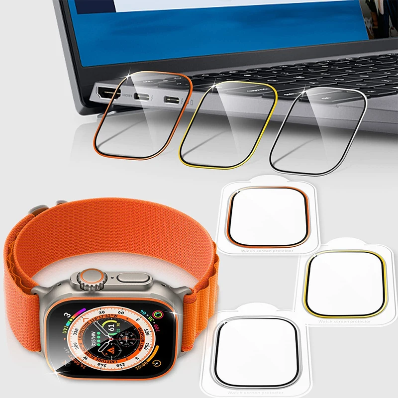 Verre trempé pour Apple Watch  - Smartwatch Watches For Mens avis et prix