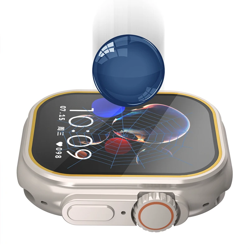 Verre trempé pour Apple Watch  - Smartwatch Watches For Mens avis et prix