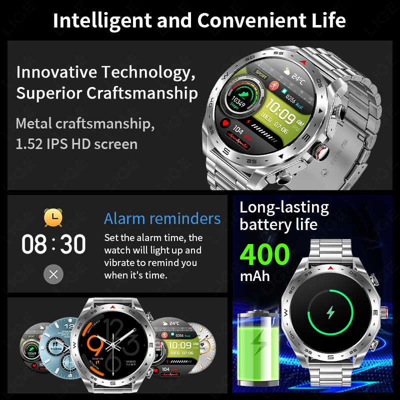 Montre connectée LIGE avec écr - Smartwatch Noise Watches For Women avis et prix