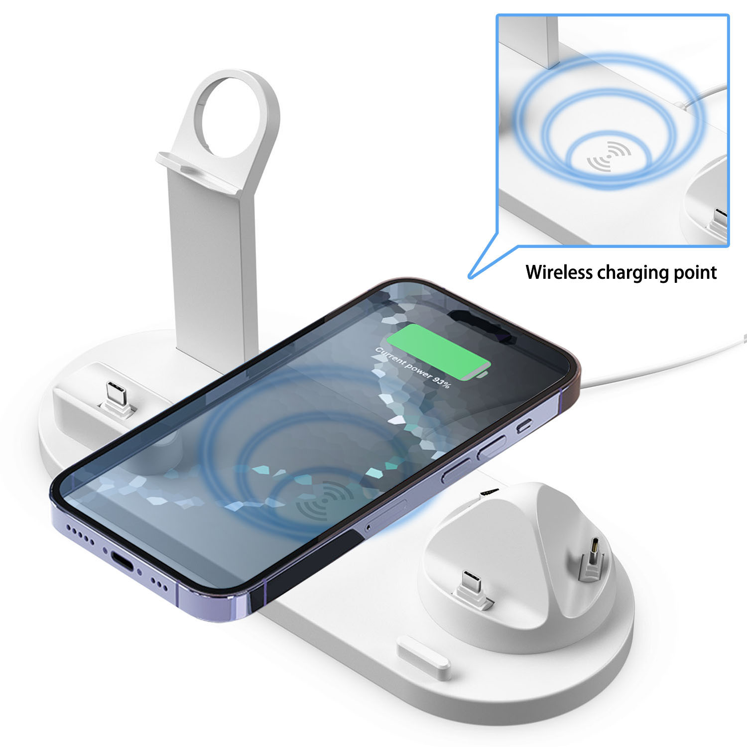 Support de chargeurs sans fil  - Watch 7 Smartwatch Iphone avis et prix