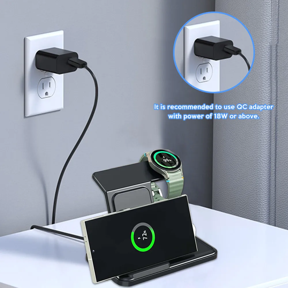 Station de charge sans fil 3 e - Watch 7 Smartwatch Iphone avis et prix