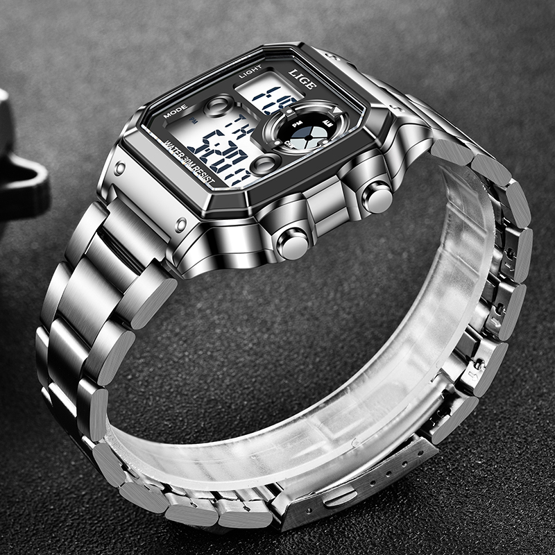 LIGE robuste GPS piste montre  - Smartwatch Watches For Mens avis et prix