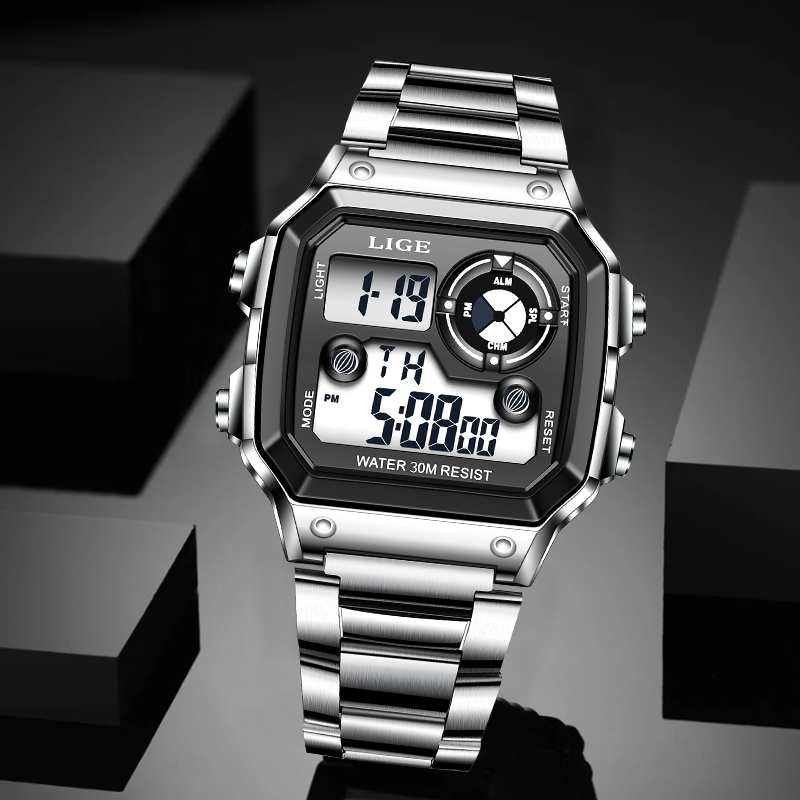 LIGE robuste GPS piste montre  - Smartwatch Watches For Mens avis et prix