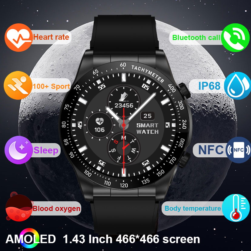 Montre connectée ROLLSTIMI Pre - Smartwatch Premium Watches For Men avis et prix