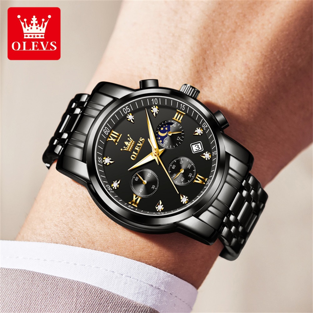 OLEVS montres pour hommes popu - Analog Quartz Watch avis et prix