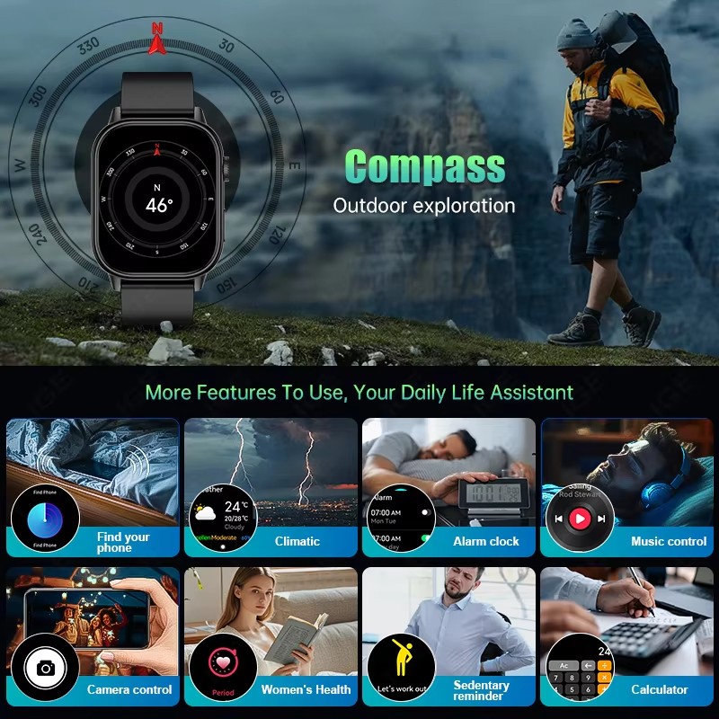 Montre connectée GPS Premium p - Smartwatch Premium Watches For Men avis et prix