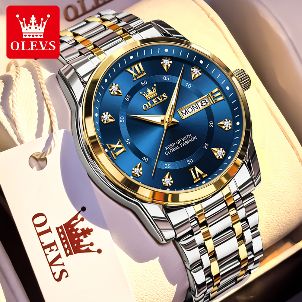 OLEVS marque mode hommes montr - Analog Quartz Watch avis et prix