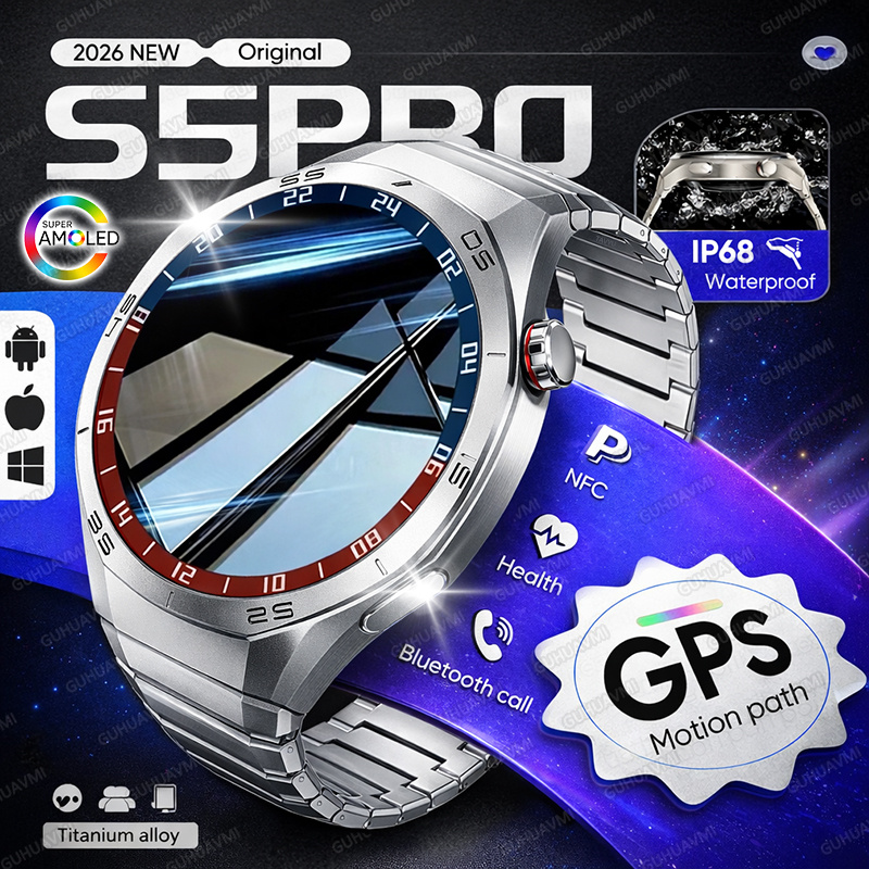Montre connectée GPS pour homm - Smartwatch Premium Watches For Men avis et prix