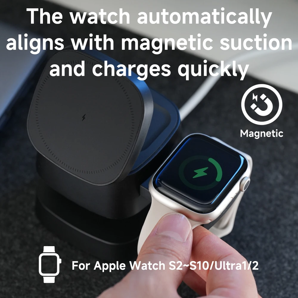 Chargeur sans fil magnétique 3 - Watch 7 Smartwatch Iphone avis et prix