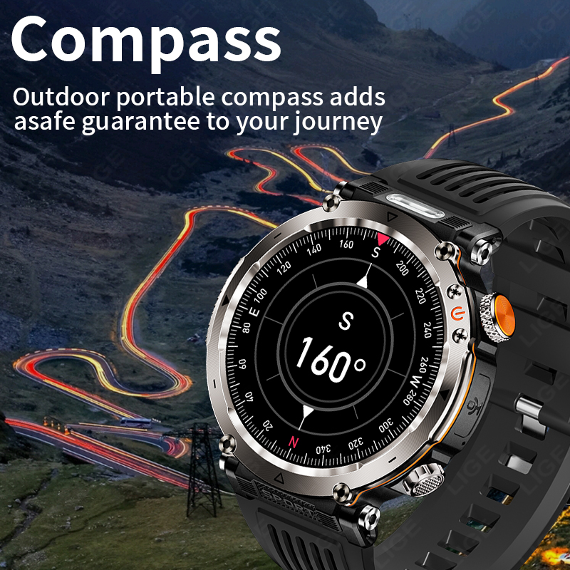 Nouvelle montre connectée mili - Smartwatch Watches For Mens avis et prix