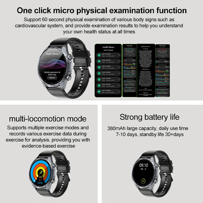 Nouveau ECG + PPG montre intel - Smartwatch Online Watches For Men avis et prix