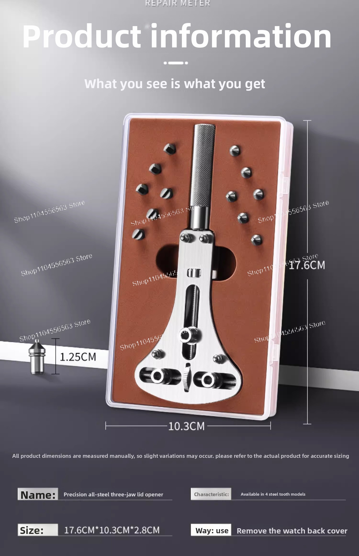 Ouvre-boîtier de montre univer - Case Back Opener avis et prix