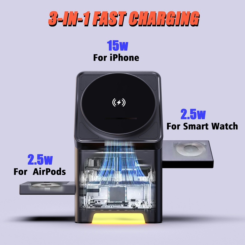 Chargeur sans fil magnétique 3 - Smartwatch Apple Watch avis et prix