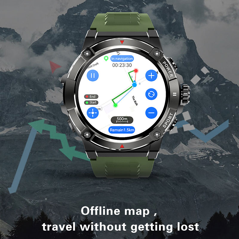 Montre Connectée GPS pour Homm - Smartwatch Online Watches For Men avis et prix